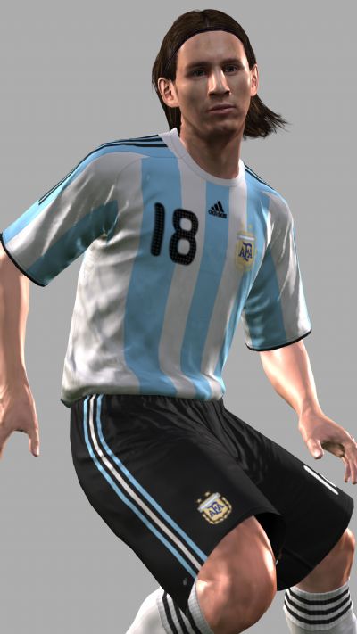 Argentinean forward announced as the pan-European face of PES 2009