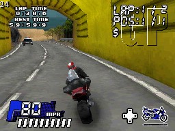 MOTORCYCLE RACER POWERBIKE FOR NINTENDO DSTM