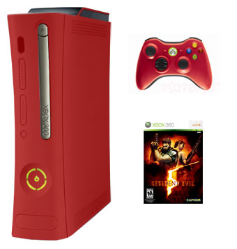  Exclusive Red Xbox 360® Resident Evil Limited Edition Console