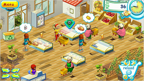 Try something new today; Supermarket Mania for the PSP
