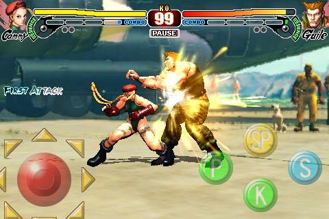 Update for iPhone Street Figther IV available, with added Cammy and Zangief!
