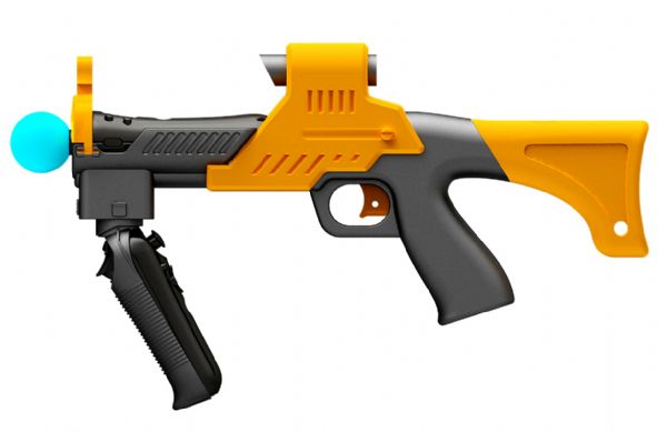 Multi coloured flashing bauble not meeting your accuracy needs? Enter the Playstation Moves first Skill Shot Rifle.