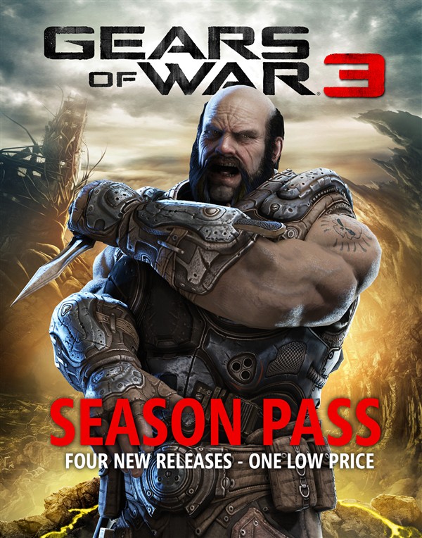Grab Your Ticket to a Year of Game Add-ons with the “Gears of War 3” Season Pass Available 20 September