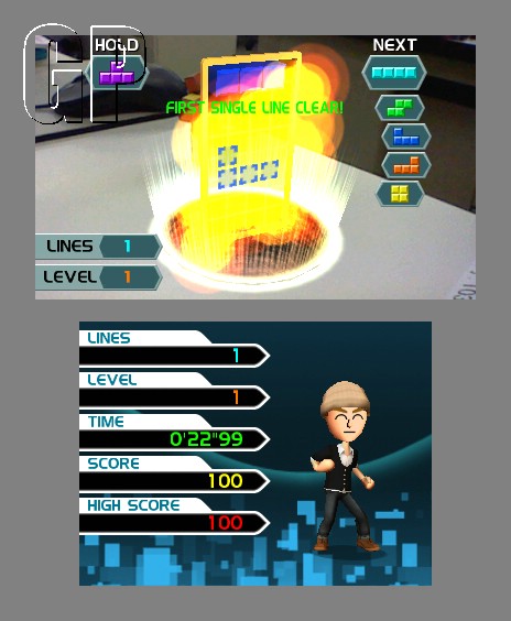 Augmented Reality feature on your 3DS feeling left out? Perhaps Tetris:Axis can change that.