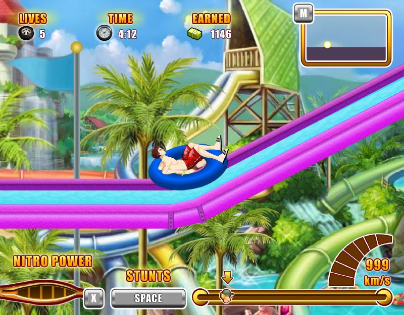 Uphill Rush 4 races to the finish line