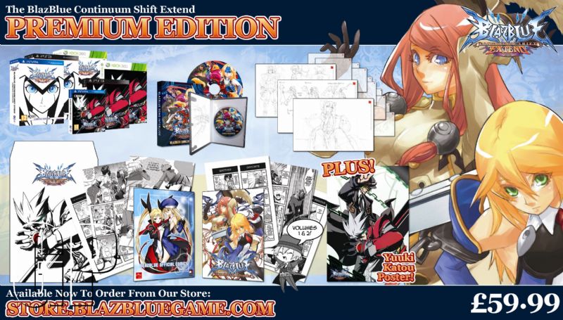 Massive Blazblue fan? Grab one of 200 premium copies of Blazblue: Continuum Shift EXTEND