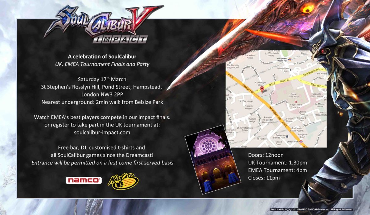SoulCalibur Impact: UK, EMEA Final and PARTY!