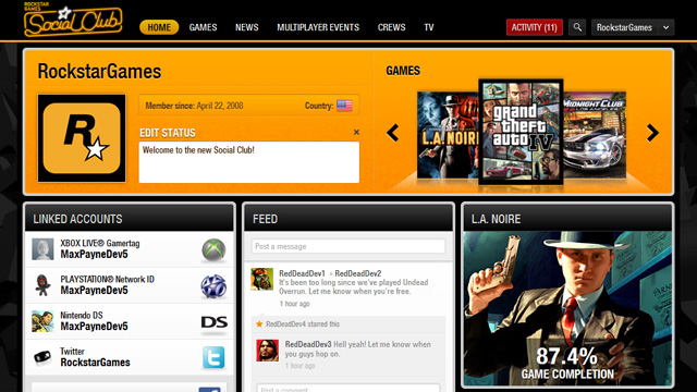 All-New Rockstar Games Social Club