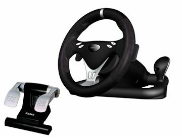 SAITEKS NEW R660GT FORCE FEEDBACK STEERING WHEEL GETS THE ADRENALINE PUMPING